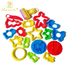 Panwenbo Children's 18-piece clay tool set plasticine DIY seal creative gift toys wholesale