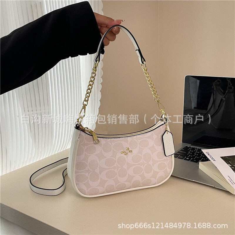 国境を越えた貿易Kojiaの新しい脇の下バッグ、ファッショナブルで多用途なショルダーバッグ、デイリーハンドバッグ、カジュアル通勤脇の下バッグ|undefined