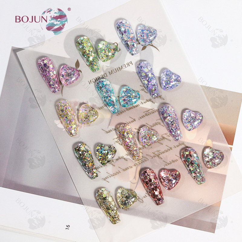 小红书爆款 幻彩饰品网红大亮片 日系美甲DIY