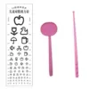 Children + pink board stick