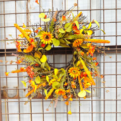 縦鴻感謝祭装飾品花輪紅葉豊作節