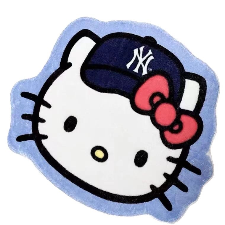 凯蒂猫浴室地垫柔软仿羊绒卫生间吸水垫可爱卡通卧室隔凉脚垫TEMU|undefined