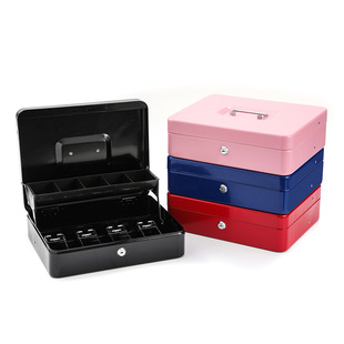 Key Style Metal Cash Register Bill Holder Cash Box Portable Cash Register Box Convenience Store Storage Box Can Be Silk Screen Printed