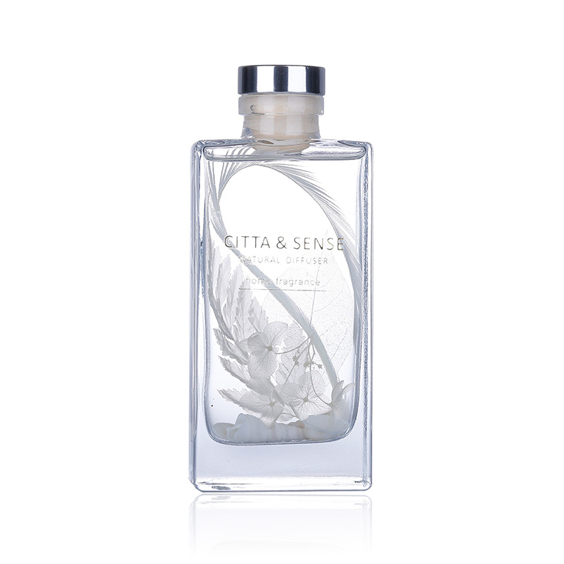 Sin fuego aromaterapia aura flor hombro botella aromaterapia 150ml fresco y duradero sala de bodas decoración del hogar aromaterapia interior