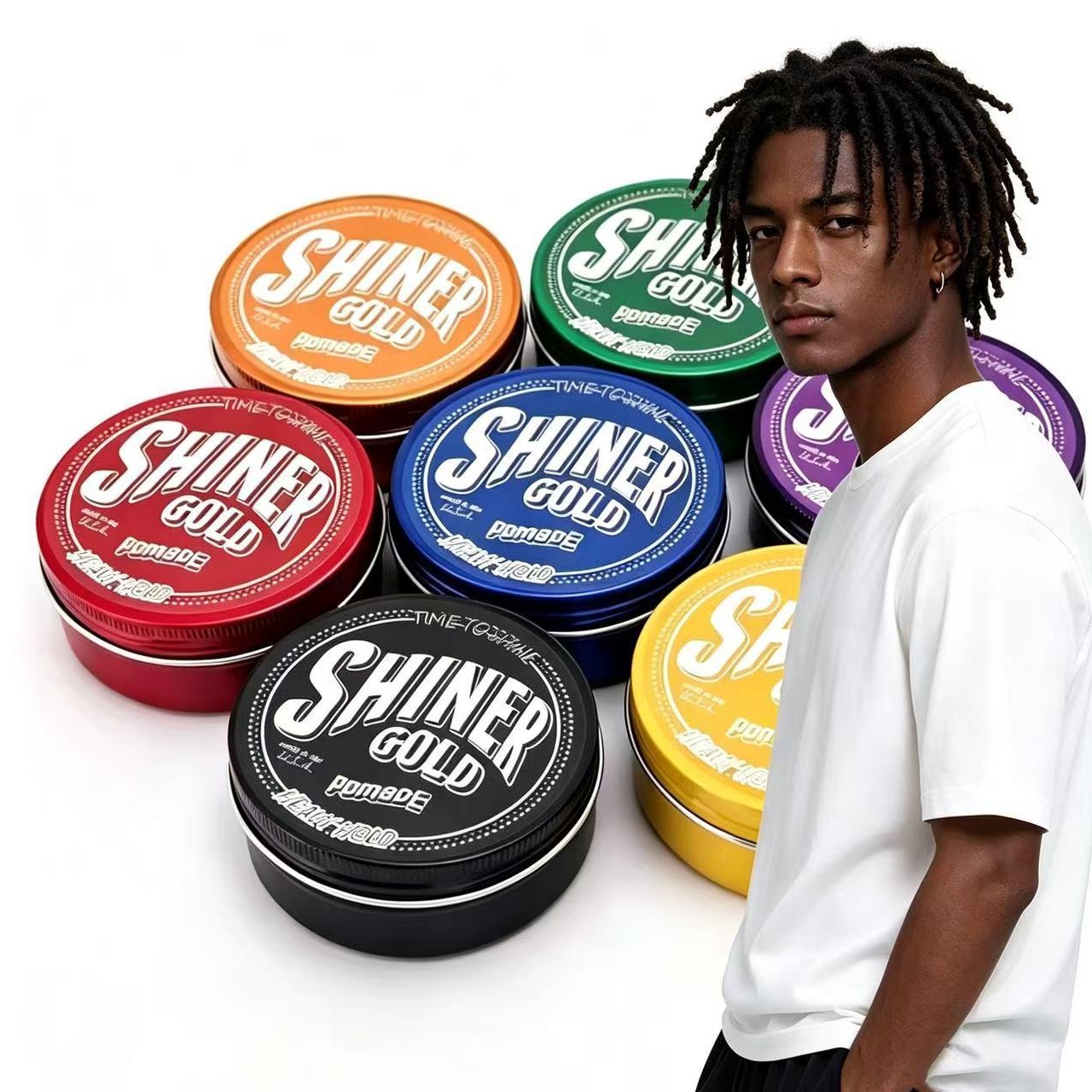 Cera Moldeadora para Cabello 150g Humectante para Cabello Masculino
