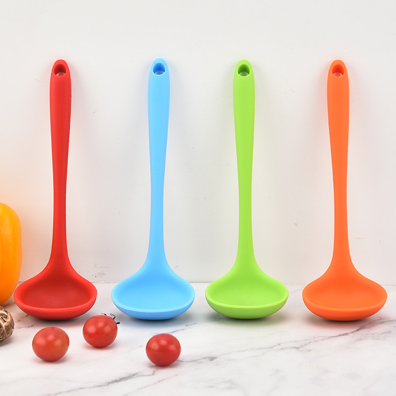 Силиконовая мини-ложка для приготовления пищи на кухне ложка для приготовления пищи детская пищевая ложка для пищевых материалов силиконовая ложка для супа 21 см