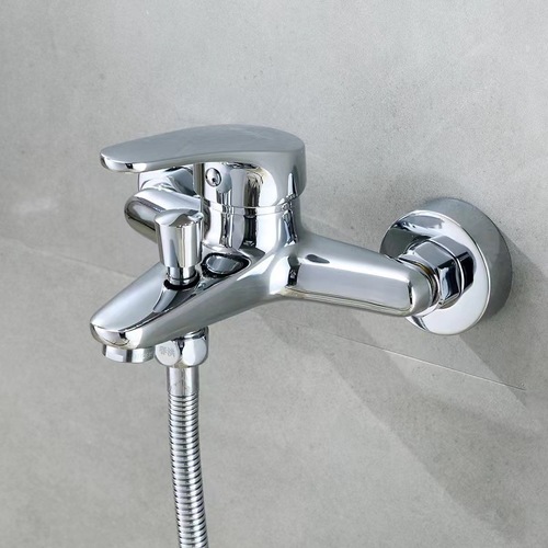 Sailuo triple faucet hot and cold full copper bath faucet shower faucet water heater mixing valve shower faucet