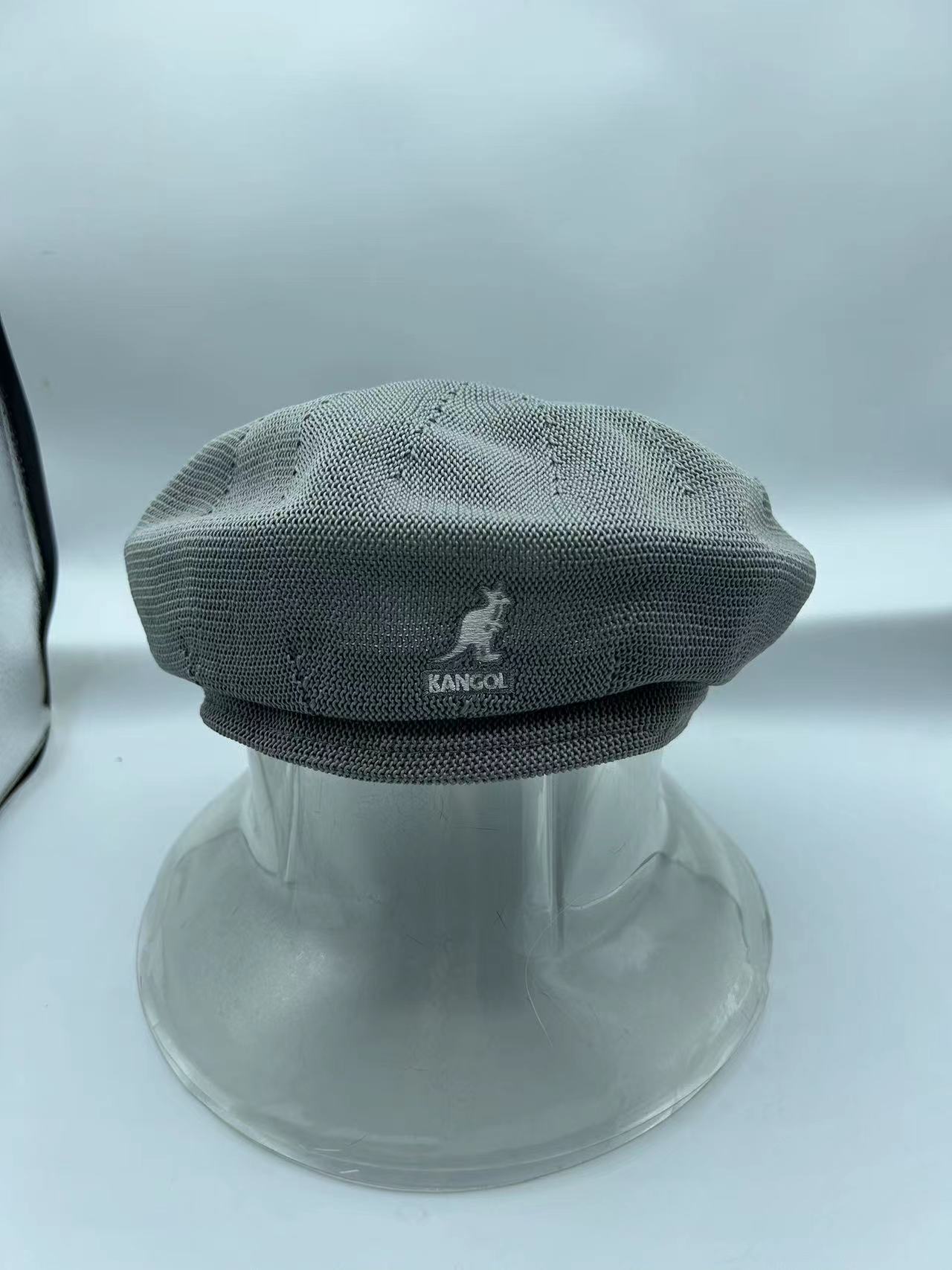 Sombrero de calabaza de poliéster gris