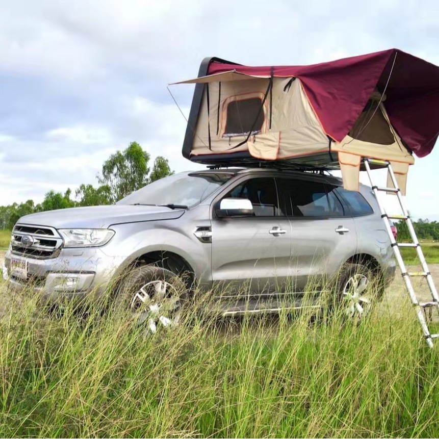 Outdoor Portable Folding Car Tent Camping Car Travel Top-up Speed Tent RV Double Car Tent