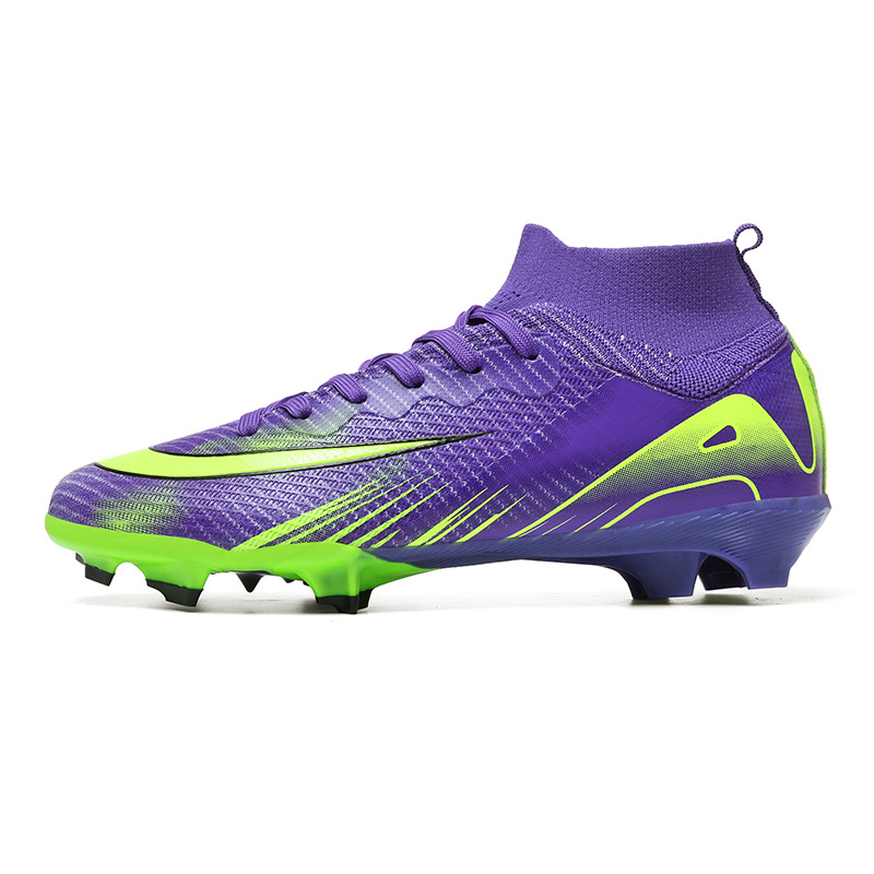 Nuevas espinas transfronterizas 16 zapatos de fútbol para niños para hombres y mujeres deportes al aire libre para estudiantes zapatos de entrenamiento de competencia de clavos largos