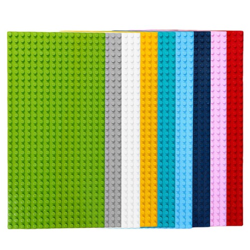 Large particle building block base plate is compatible with LEGO large particle kindergarten building block wall base plate for children's early education assembly toys