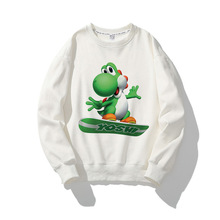 TT685马里奥 耀西卡通男女童装圆领长袖可爱秋冬薄款卫衣