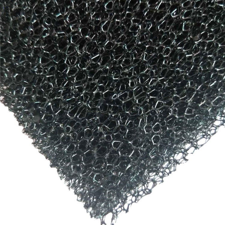 厂家批发黑色大孔过滤海绵 进水口网状过滤绵 猫狗饮水器毛发滤棉