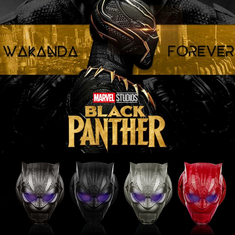 Черная пантера в один клик кнопка запуска защитная крышка наклейки на интерьер автомобиля модифицированный переключатель зажигания металлическая декоративная наклейка