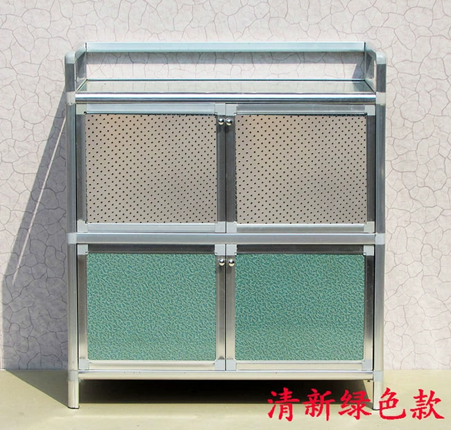 Кухонный шкаф из алюминиевого сплава, шкаф для хранения, простой шкаф, чайный шкаф, шкаф для спальни, шкаф для овощей, Ван Цзинь