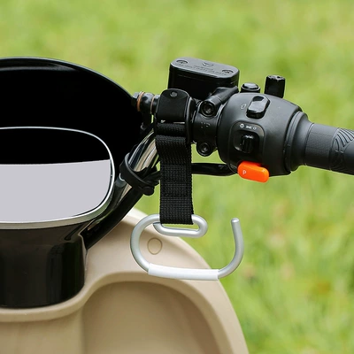 Special Hook for Electric: Other Electric Vehicle Accessories - black-long-strap-e-hook-right