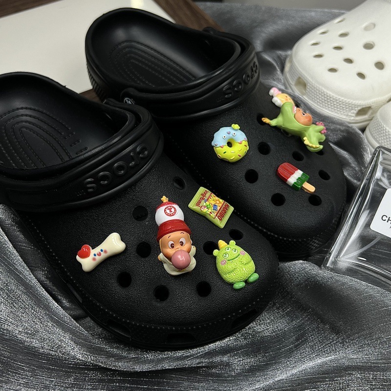 ネットセレブの下駄アクセサリー「星から来た私たち」-スターマンシリーズの靴、かわいい泡を吹く恐竜|undefined