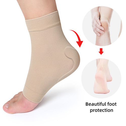 Heel protector, heel protector, women's anti-crack heel protector, SEBS ankle protective sports socks, men's running socks