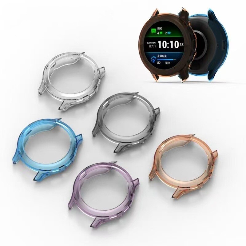 Suitable for Garmin Venu3 Watch Protective Case Garmin Venu 3S Half-Pack Tpu Anti-Fall and Anti-Scratch Protective Case Suitable for Garmin Venu3 Watch Protective Case Garmin Venu 3S Half-Pack Tpu Anti-Fall and Anti-Scratch Protective Case