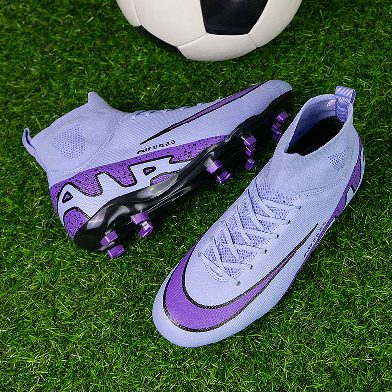 Tenis de Fútbol de Bota Modelo 16 de Cuero Sintético para Césped Artificial