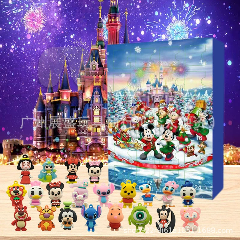 Disney, cute calendar, minifigure, doll, decorations