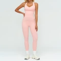 7028 vest + 7028 trousers—peach pink