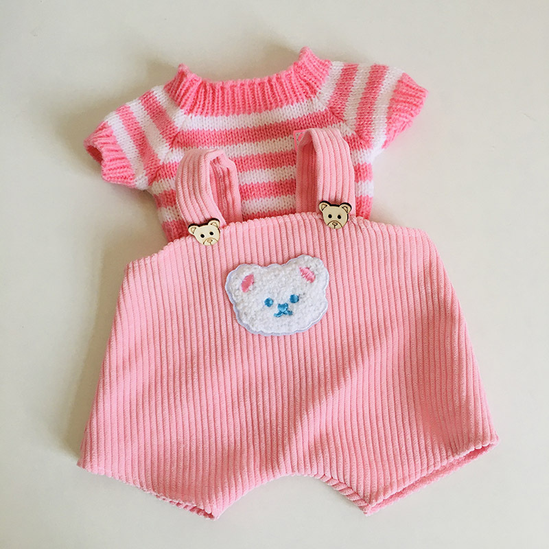 No. s Beier Lulu ropa 30cm conjunto oso muñeca ropa hecha a mano oso de peluche muñeca regalo para niñas