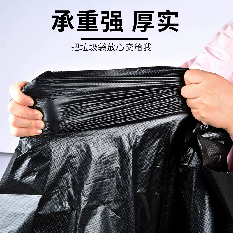 Big black garbage bag for commercial use