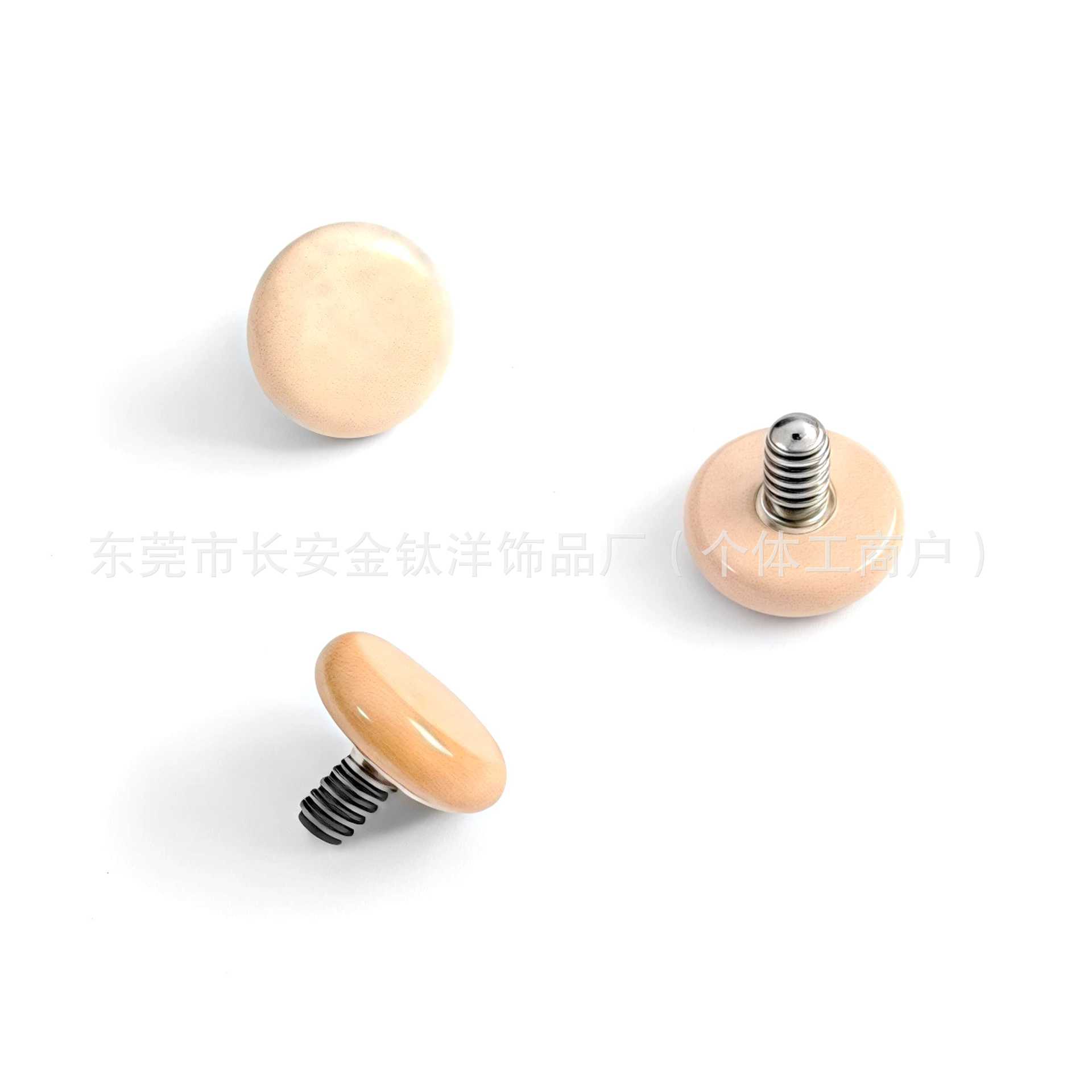 Pointed titanium steel lip stud product view