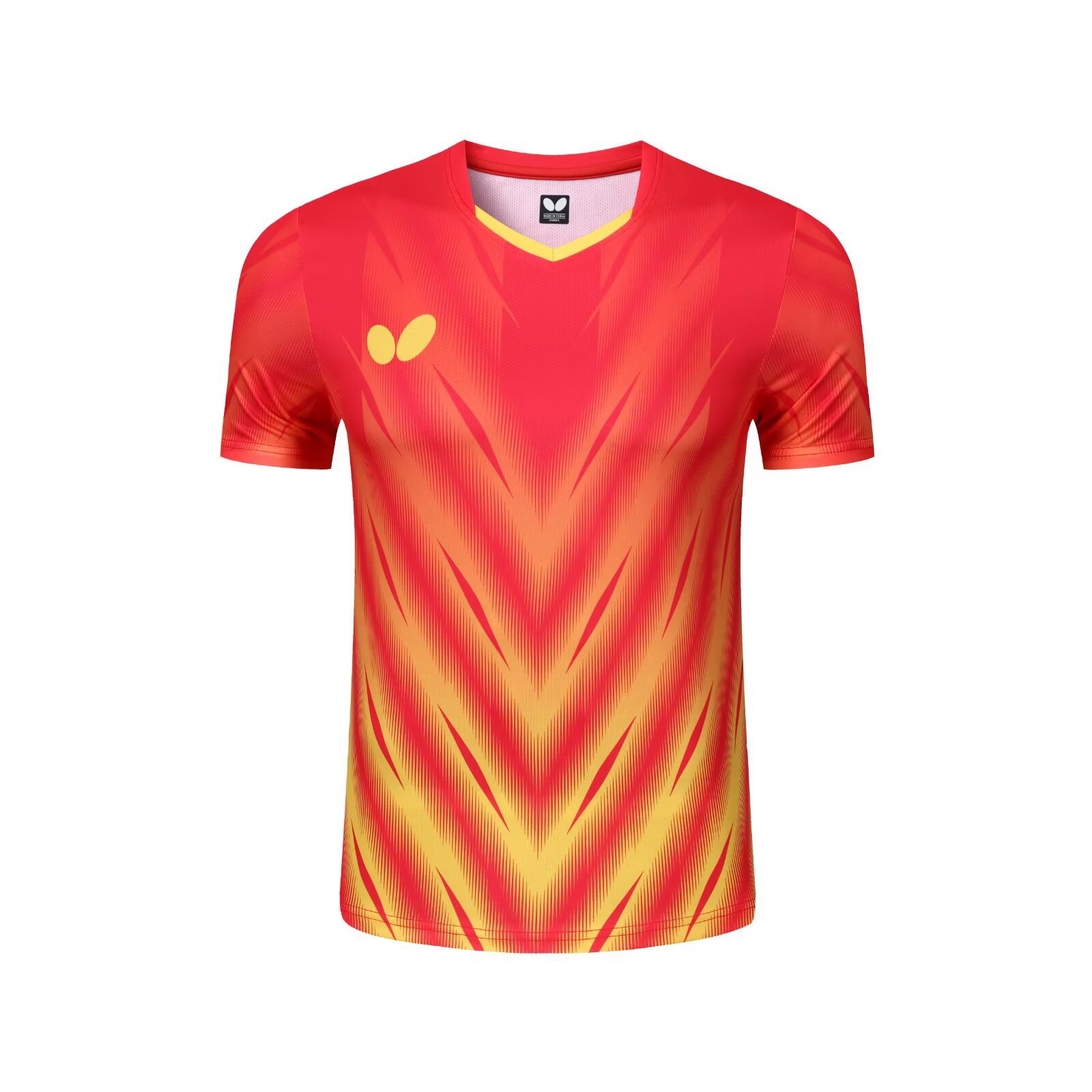 25 mariposa ropa de tenis de mesa rápida secado transpirable ropa de entrenamiento para hombres y mujeres juegos de tenis de mesa ropa deportiva impresa compra de grupo