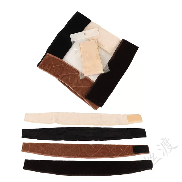 Velvet Wig Fixing Headband, Adjustable Velcro Velvet Headband, In-Stock Wig Grip Band