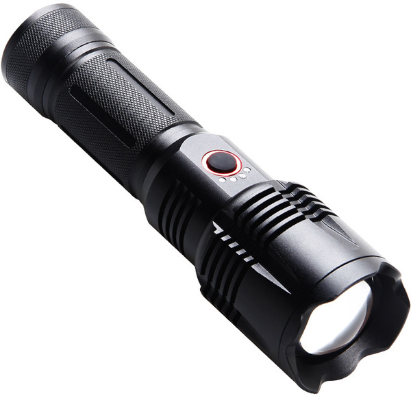 telescopic flashlight with laser