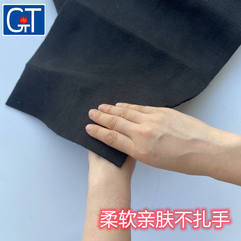 耐高温碳纤维防火棉 防烫阻燃预氧丝毡 隔热灭火毯 电焊挡火花