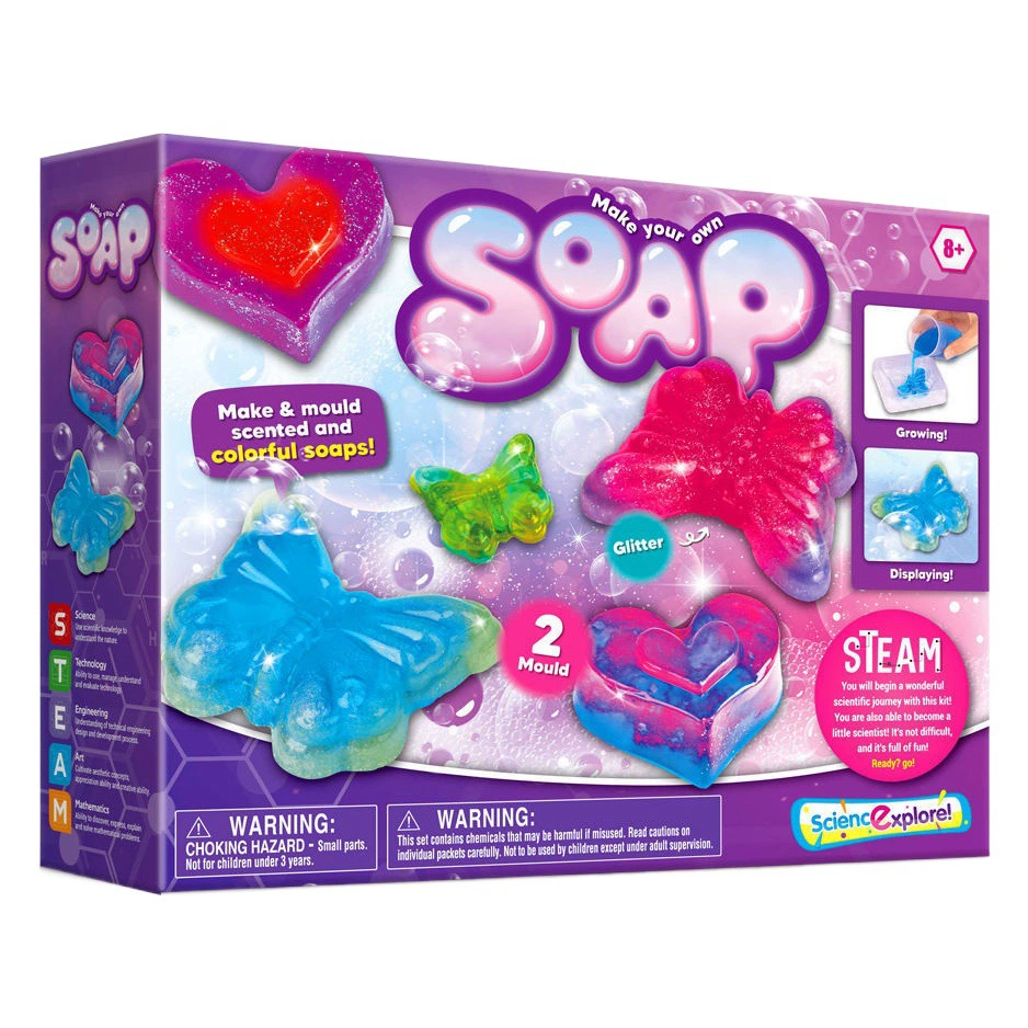 TikTok трансграничное мыло ручной работы своими руками для изготовления стемы Детский образовательный научный эксперимент игрушки для учеников начальной школы оптом