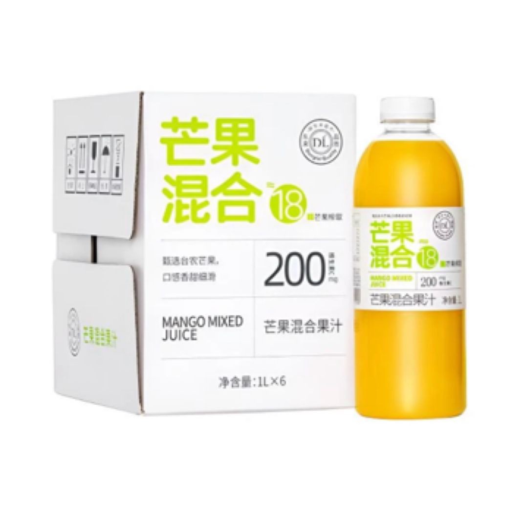 包邮胖东来1升装番茄复合果汁葡萄复合果汁芒果复合胖东来桃汁-阿里巴巴