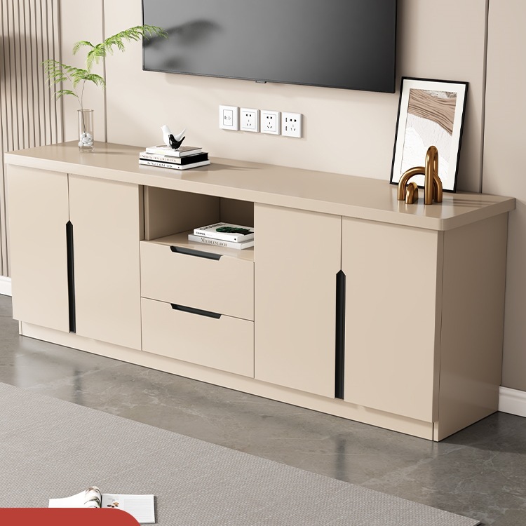 Solid Wood Tv Cabinet Modern Simple Storage Cabinet Small Apartment Storage Cabinet Bedroom Storage Floor Cabinet High Tv Cabinet
