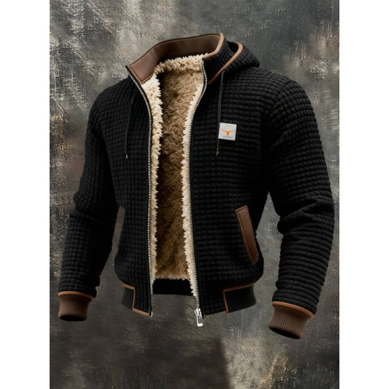 Europa y los Estados Unidos de la nueva explosión de ropa de hombre invierno chaqueta de invierno con chaqueta con capuchón gruesa