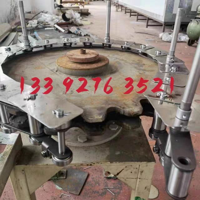 供应优质涂装线P88.9地轨线链条 长寿链条 铝锅线长节距输送链条