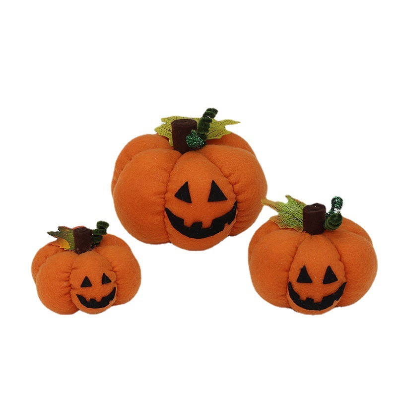 卸売りクロスボーダー新商品布芸ハロウィーンカボチャ笑顔pp綿充填鬼節パーティー雰囲気装飾品置物|undefined