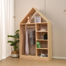 宝宝衣柜儿童收纳柜实木环保卧室组合置物柜衣服玩具收纳柜抽屉式