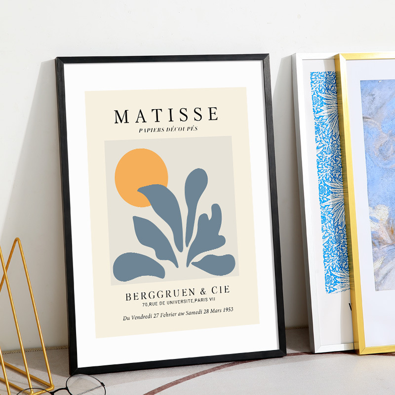 Simple three-dimensional style aluminum alloy frame wall frame 4K8k mounted poster oil painting photo frame large size A3a4