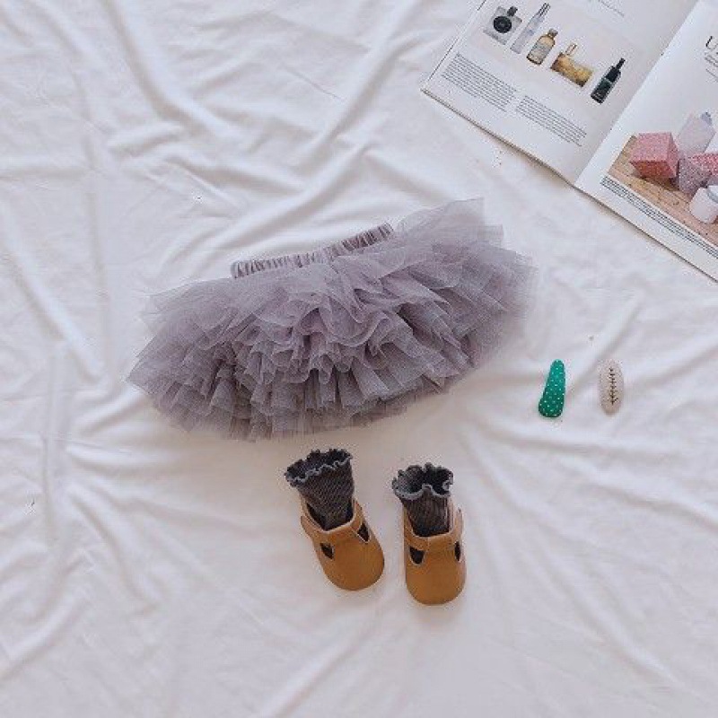 Falda de niña nueva falda de princesa 2021 falda de gasa de pastel de bebé falda de tutú de todo fósforo para niños falda corta estilo occidental