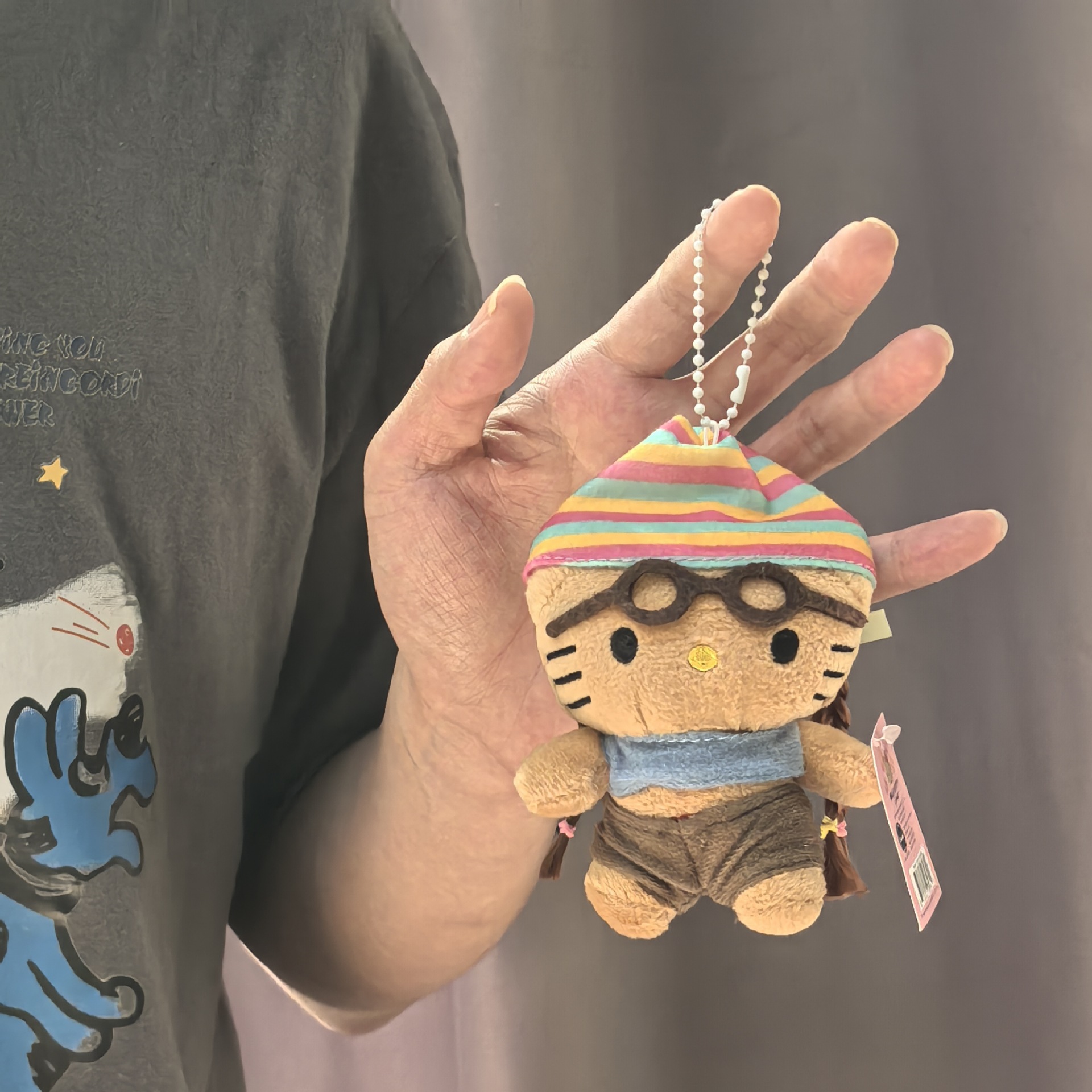 Amor hellokitty muñeca colgante llavero colgante bolsas de regalo bolsas de peluche lindo muñeca colgante lindo