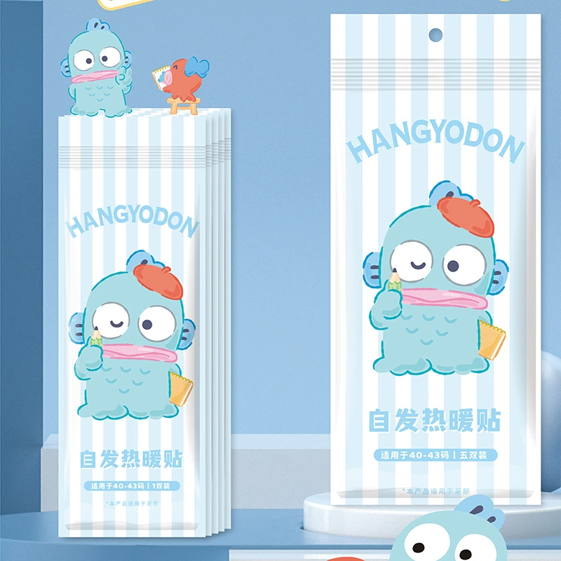 2024 Подлинная семейная стелька Sanrio серии 5 двойных женских осенних и зимних саморазогревающаяся стелька для ног