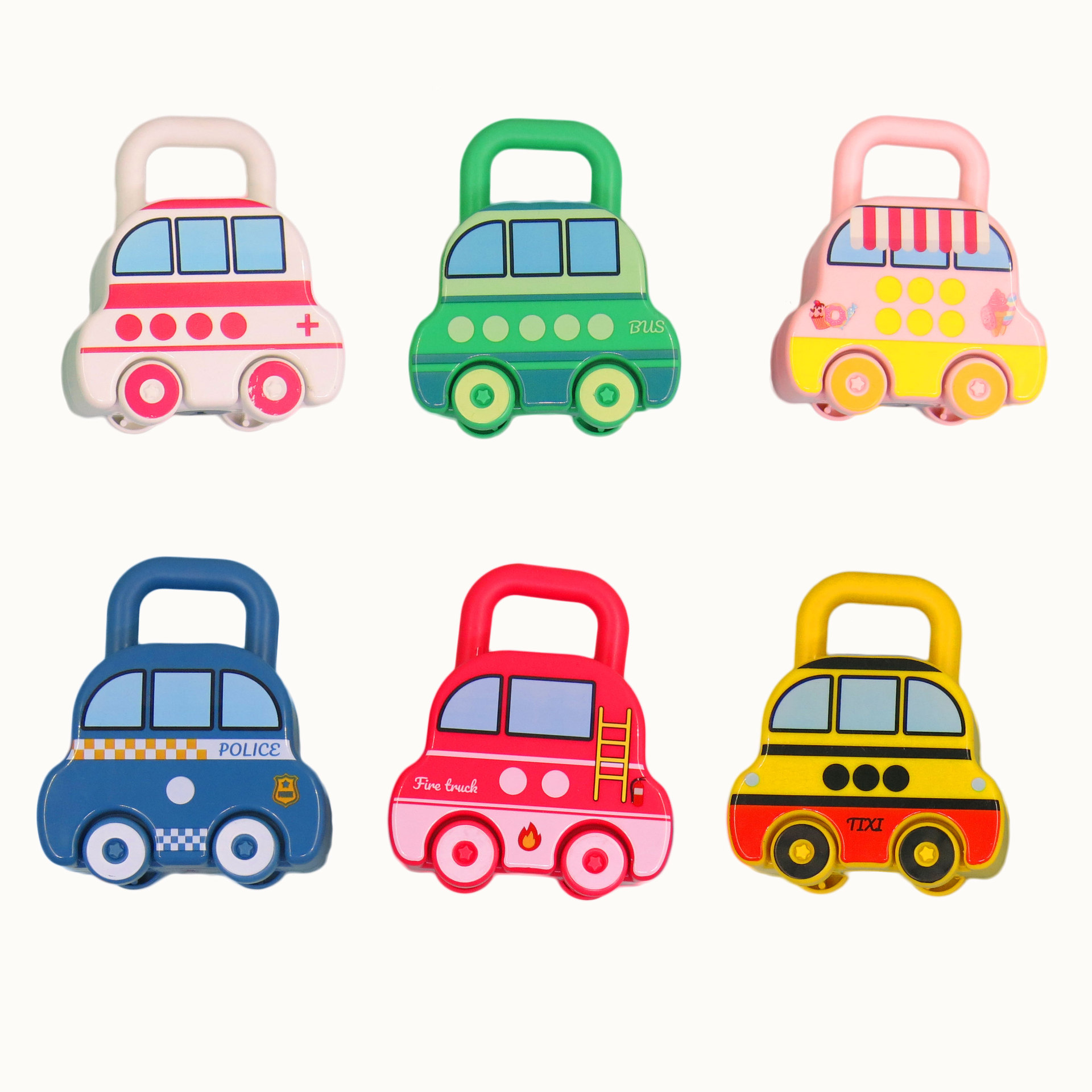 Nuevo bebé educación temprana cognitiva vehículo a juego clave scooter Montessori educación desbloqueo juguete