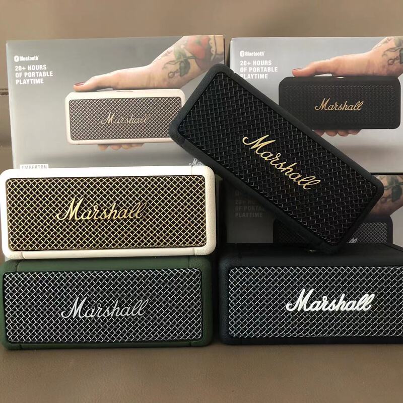 Suitable for Cross-border Small Audio EMBERTON Marshall Bluetooth Wireless Speaker Portable Outdoor Small Steel Cannon