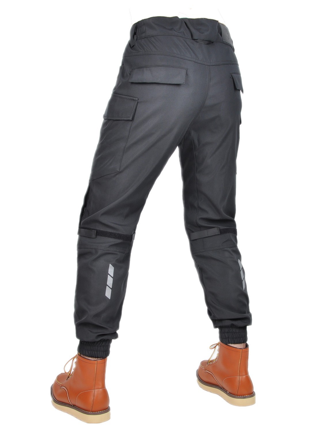 VOLERO motocicleta ciclismo pantalones impermeables a prueba de viento transpirable elástico cintura alta motocicleta anti-caída pantalones de silicona equipo de protección