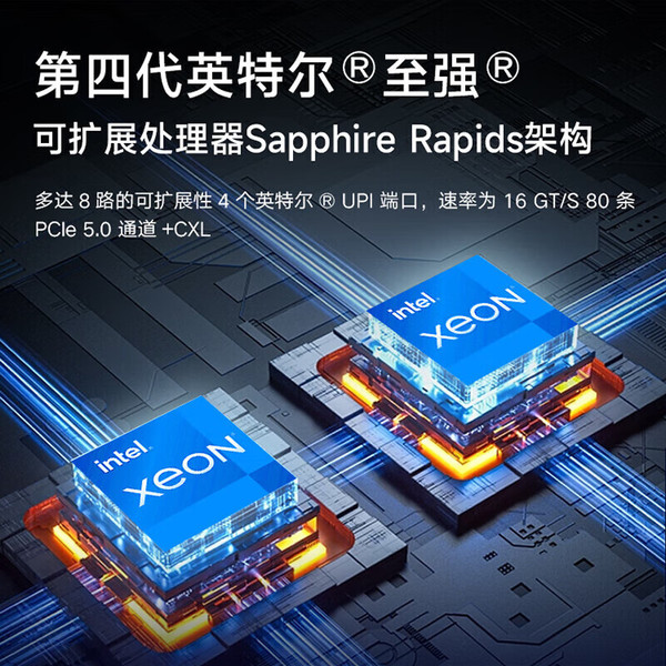 8-card server NF5688M7 has powerful processor performance