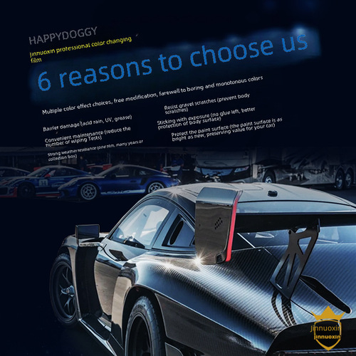 Cross-border best-selling car 5D carbon fiber film black 3D interior sticker full car body top glossy color film