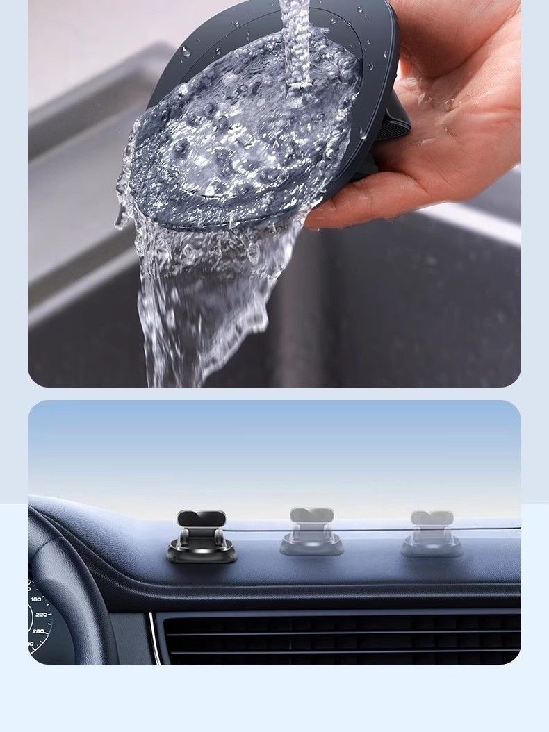 New car dashboard center console rotating anti-slip navigation adhesive suction cup stable universal phone holder